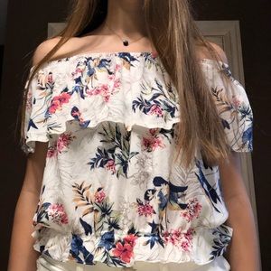 American Eagle Outfitters off the shoulder top